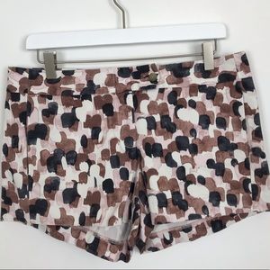 J. Crew Brushstroke Shorts, size 8